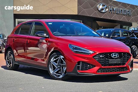 Red 2024 Hyundai i30 Hatchback N Line Mhev
