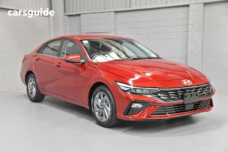Red 2024 Hyundai I30 Sedan HEV 1.6P DCT