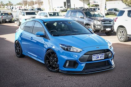 Blue 2017 Ford Focus Hatchback RS