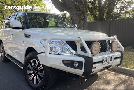 White 2015 Nissan Patrol Wagon TI-L (4X4)