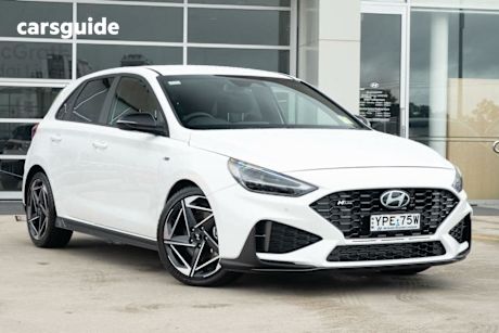White 2024 Hyundai I30 Hatchback N Line Mhev