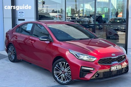 Red 2021 Kia Cerato Sedan GT Safety Pack
