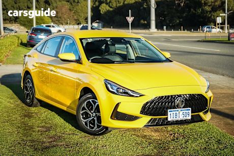 Yellow 2023 MG MG5 Sedan Vibe