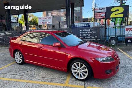 Red 2005 Mazda 6 Hatchback Luxury Sports