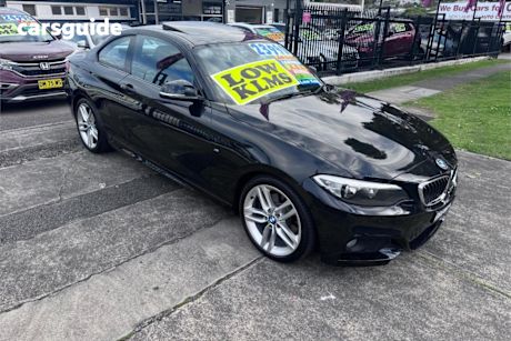 Black 2014 BMW 220I Coupe Sport Line