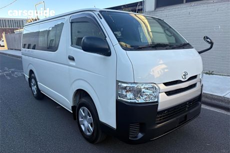 White 2017 Toyota Hiace Commercial 4WD