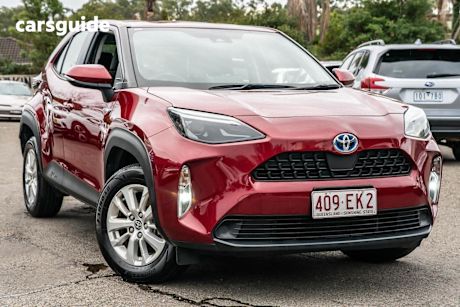 Red 2022 Toyota Yaris Cross Wagon GX Hybrid