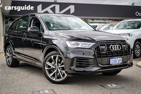 Black 2022 Audi Q7 Wagon 50 TDI Quattro Mhev