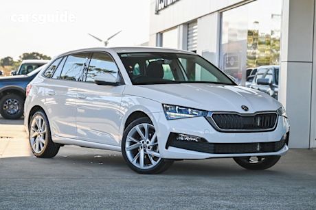 White 2023 Skoda Scala Hatchback Ambition 85TSI