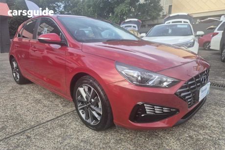 Red 2022 Hyundai I30 Hatchback Active