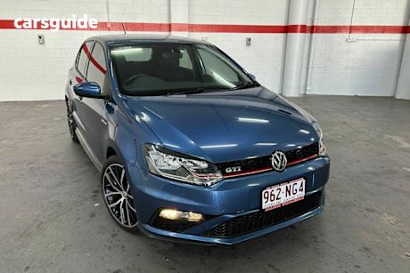 Blue 2017 Volkswagen Polo Hatchback GTI