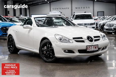 White 2007 Mercedes-Benz SLK350 Convertible