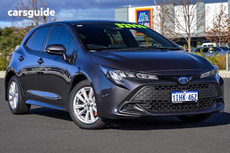 Grey 2024 Toyota Corolla Hatchback Ascent Sport Hybrid