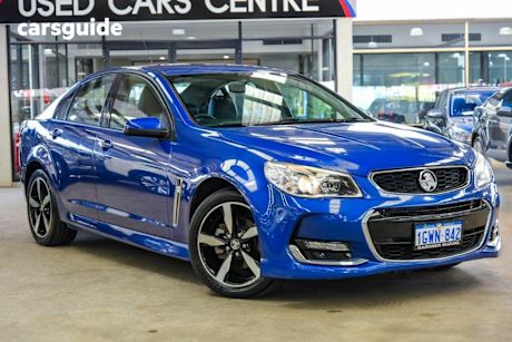 Blue 2017 Holden Commodore Sedan SV6