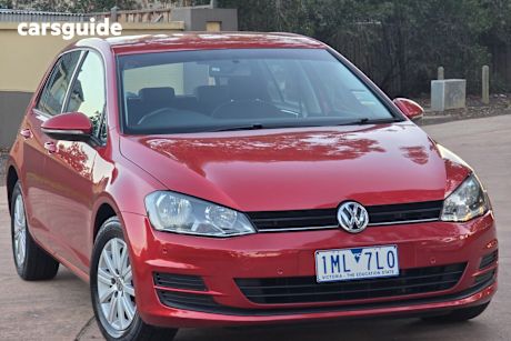 Red 2013 Volkswagen Golf Hatchback 90 TSI