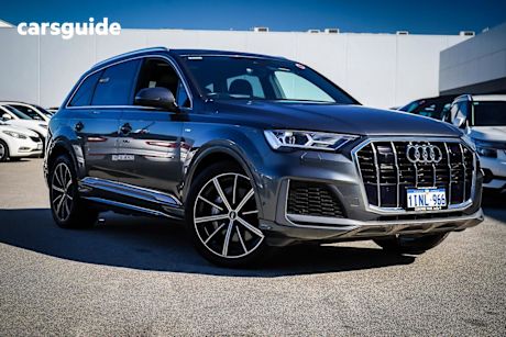 Grey 2022 Audi Q7 Wagon 55 Tfsi S Line Quattro Mhev