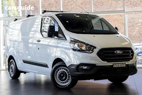 White 2022 Ford Transit Custom Van 340L (lwb)