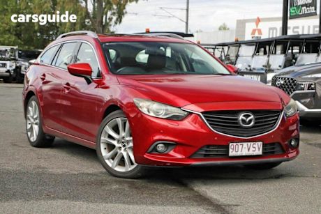 Red 2013 Mazda 6 Wagon GT