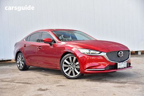 Red 2020 Mazda 6 Sedan Atenza