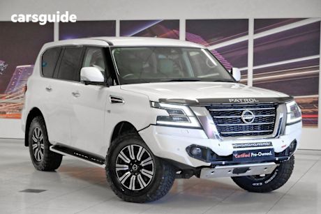 White 2020 Nissan Patrol Wagon TI (4X4)