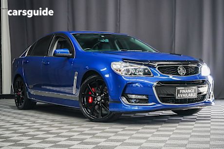 Blue 2016 Holden Commodore Sedan SS-V Redline