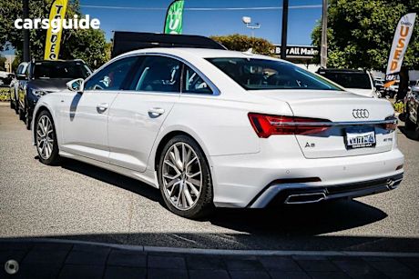 White 2023 Audi A6 Sedan 40 Tfsi S Line Mhev