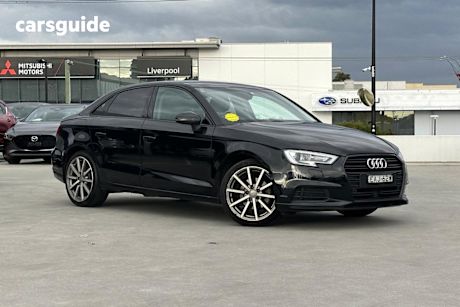 Black 2018 Audi A3 Sedan 35 Tfsi (1.4 Tfsi)