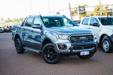 Silver 2021 Ford Ranger Double Cab Pick Up Wildtrak 2.0 (4X4)