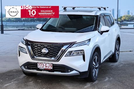 White 2023 Nissan X-Trail Wagon TI-L (4WD)