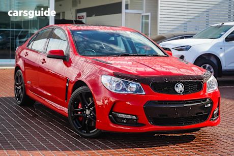 Red 2017 Holden Commodore Sedan SS-V Redline