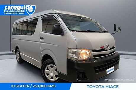 Silver 2011 Toyota Hiace Commercial