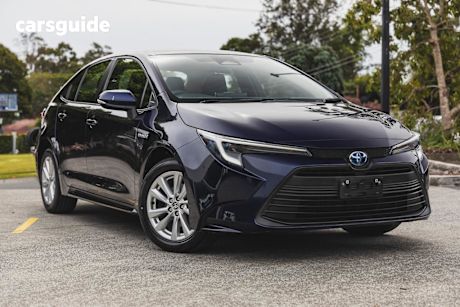 Blue 2023 Toyota Corolla Sedan Ascent Sport Hybrid