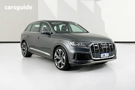 Grey 2021 Audi Q7 Wagon 45 TDI Quattro Mhev