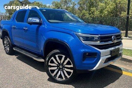 Blue 2024 Volkswagen Amarok Dual Cab Utility Aventura TSI452 4Motion