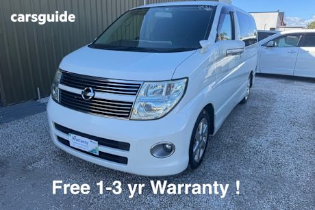 White 2010 Nissan Elgrand Wagon