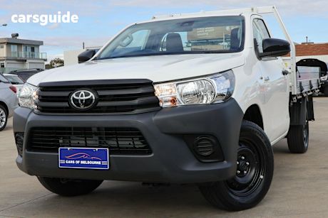 White 2021 Toyota Hilux Cab Chassis Workmate