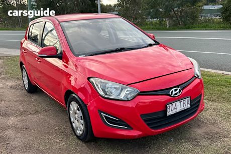 Red 2012 Hyundai I20 Hatchback Active