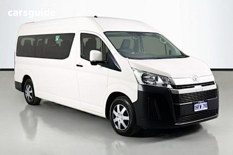 White 2021 Toyota Hiace Commercial Commuter High Roof Super LWB