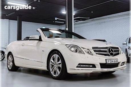 White 2011 Mercedes-Benz E250 Cabriolet CGI Avantgarde