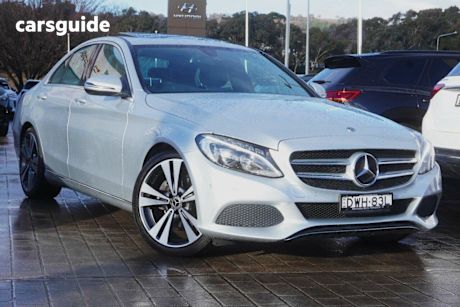 Silver 2018 Mercedes-Benz C200 Sedan