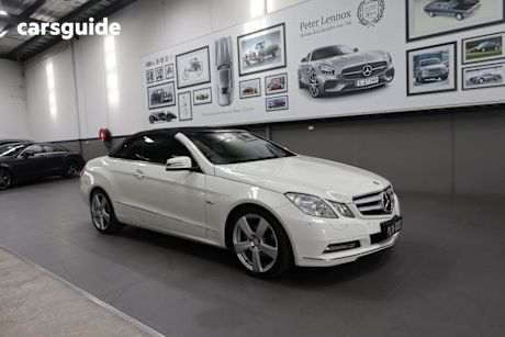 White 2011 Mercedes-Benz E250 Cabriolet CGI Avantgarde
