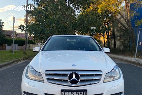White 2012 Mercedes-Benz C250 Sedan Elegance BE