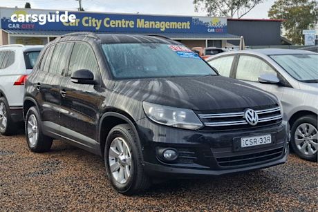 Black 2014 Volkswagen Tiguan Wagon 103 TDI Pacific