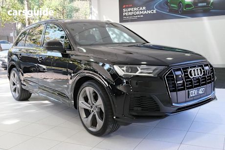 Black 2022 Audi Q7 Wagon 55 Tfsi S Line Quattro Mhev