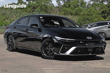 Black 2025 Hyundai I30 Sedan N Line