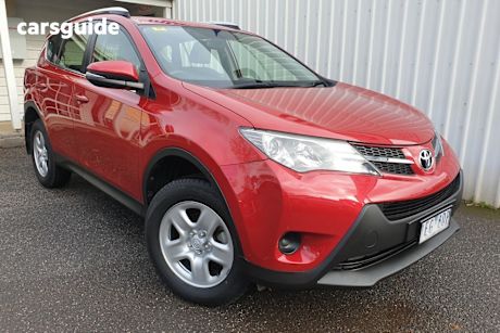 Red 2015 Toyota RAV4 Wagon GX (2WD)
