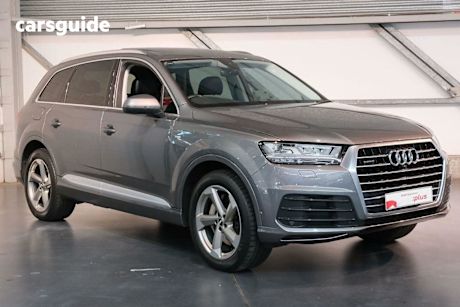 Grey 2017 Audi Q7 Wagon 3.0 TDI Quattro