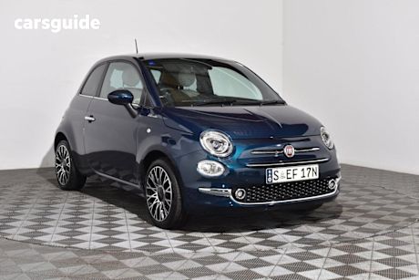 Blue 2022 Fiat 500 Hatchback Dolcevita