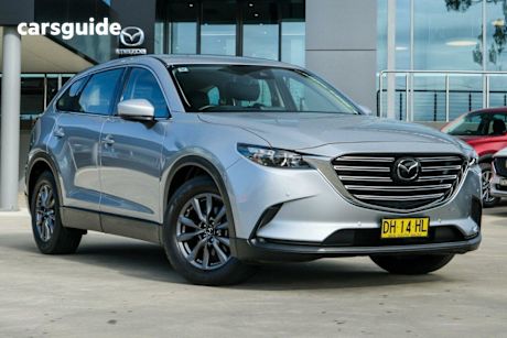 Silver 2023 Mazda CX-9 Wagon Touring (fwd)