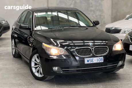 Black 2008 BMW 530I Sedan